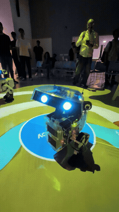 eyecandy robot displaying expressive eyes